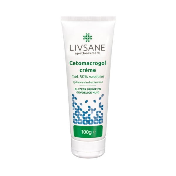 Livsane Cetomacrogolcrème 50% Vaseline 100gr